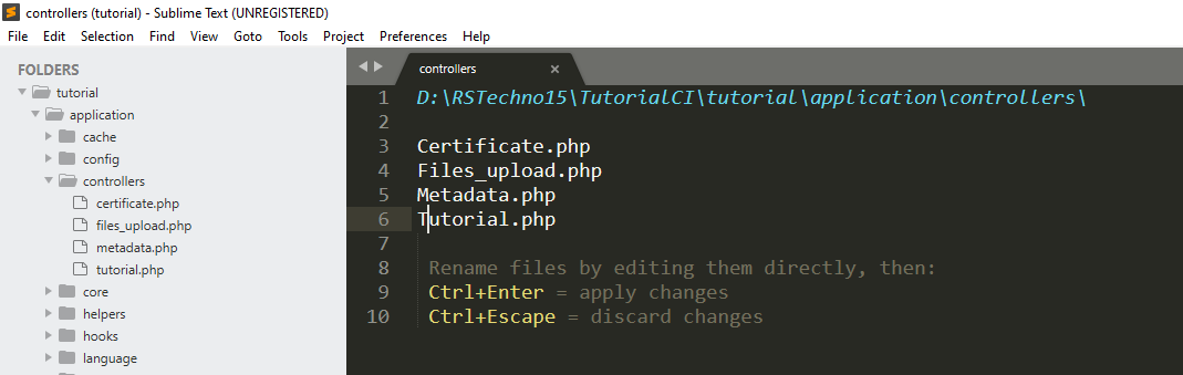 Rename files secara bulk dengan dired di Sublime