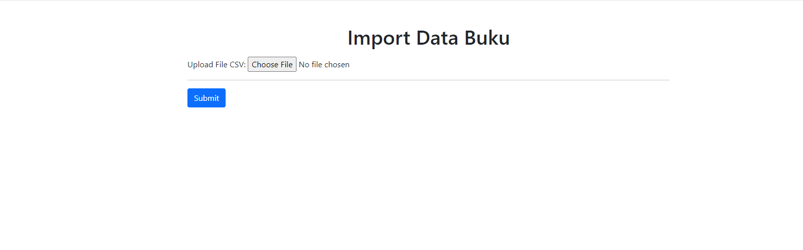 Form Import File CSV [docs/kuhomi.id].