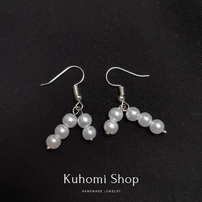 Kuhomi Shop - Pearl Earrings Anting Mutiara [docs/Kuhomi Shop].