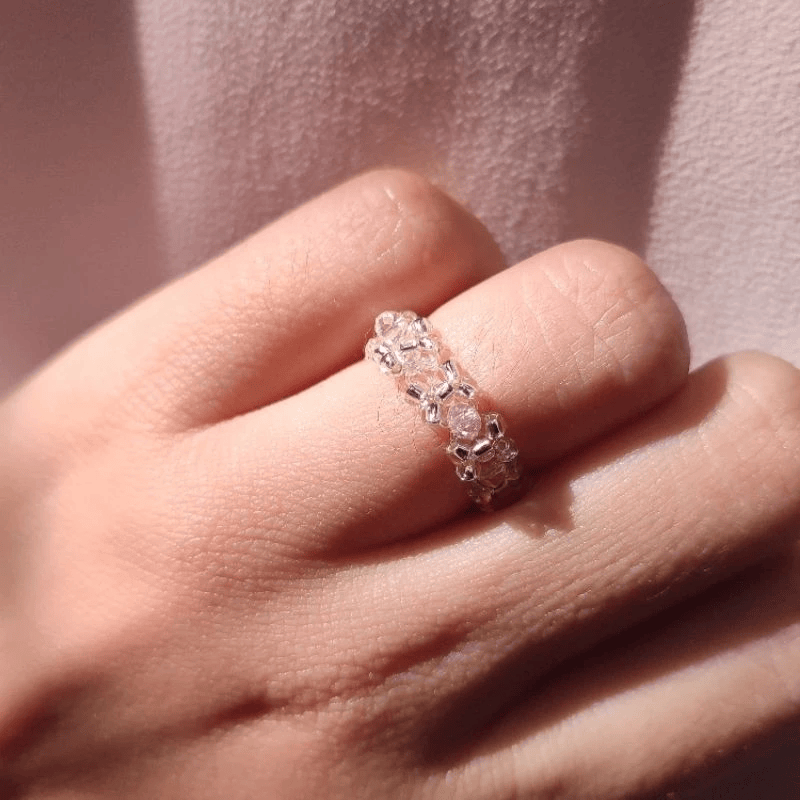 Kuhomi Shop - XOXO Ring Cincin Manik XOXO Premium [docs/Kuhomi Shop].